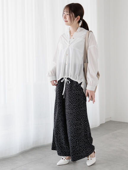 メタルボタンドロストシャツ《2025spring catalog item》（オフホワイト/チャコールグレー/イエロー）｜Te chichi TERRASSE（テチチ テラス）通販