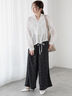 メタルボタンドロストシャツ《2025spring catalog item》（オフホワイト/チャコールグレー/イエロー）｜Te chichi TERRASSE（テチチ テラス）通販