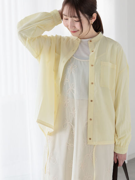メタルボタンドロストシャツ《2025spring catalog item》（オフホワイト/チャコールグレー/イエロー）｜Te chichi TERRASSE（テチチ テラス）通販