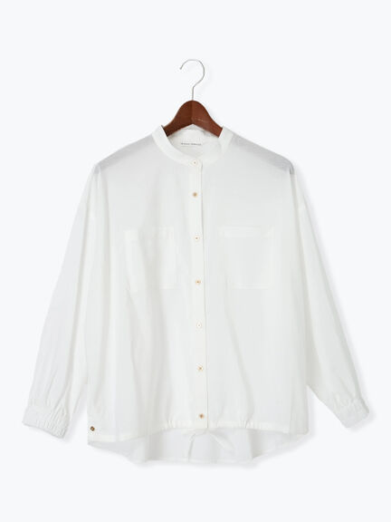 メタルボタンドロストシャツ《2025spring catalog item》（オフホワイト/チャコールグレー/イエロー）｜Te chichi TERRASSE（テチチ テラス）通販
