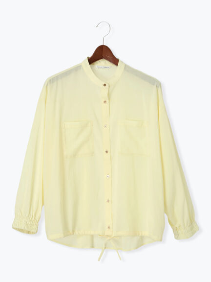 メタルボタンドロストシャツ《2025spring catalog item》（オフホワイト/チャコールグレー/イエロー）｜Te chichi TERRASSE（テチチ テラス）通販