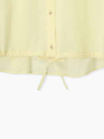 メタルボタンドロストシャツ《2025spring catalog item》（オフホワイト/チャコールグレー/イエロー）｜Te chichi TERRASSE（テチチ テラス）通販