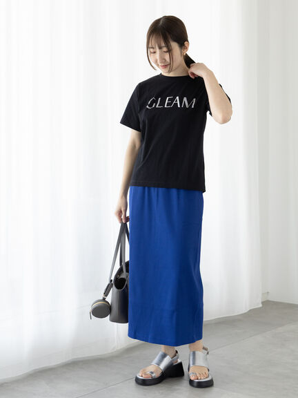 ラインストーン×刺繍Tシャツ（オフホワイト/ブラック/キナリ）｜Te chichi TERRASSE（テチチ テラス）通販