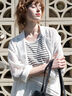 【セットアップ可】レーステーラードジャケット《2025summer catalog item》（オフホワイト/ブラック）｜Te chichi TERRASSE（テチチ テラス）通販