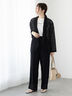 【セットアップ可】レーステーラードジャケット《2025summer catalog item》（オフホワイト/ブラック）｜Te chichi TERRASSE（テチチ テラス）通販