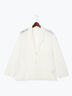 【セットアップ可】レーステーラードジャケット《2025summer catalog item》（オフホワイト/ブラック）｜Te chichi TERRASSE（テチチ テラス）通販