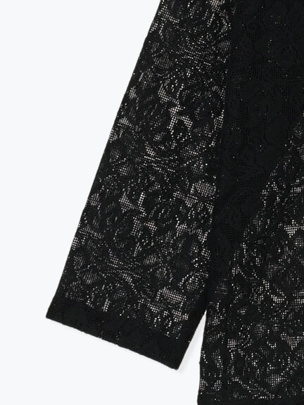 【セットアップ可】レーステーラードジャケット《2025summer catalog item》（オフホワイト/ブラック）｜Te chichi TERRASSE（テチチ テラス）通販