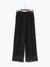 【セットアップ可】レースセンターシームパンツ《2025summer catalog item》（オフホワイト/ブラック）｜Te chichi TERRASSE（テチチ テラス）通販