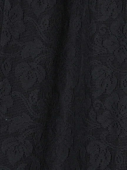 【セットアップ可】レースセンターシームパンツ《2025summer catalog item》（オフホワイト/ブラック）｜Te chichi TERRASSE（テチチ テラス）通販