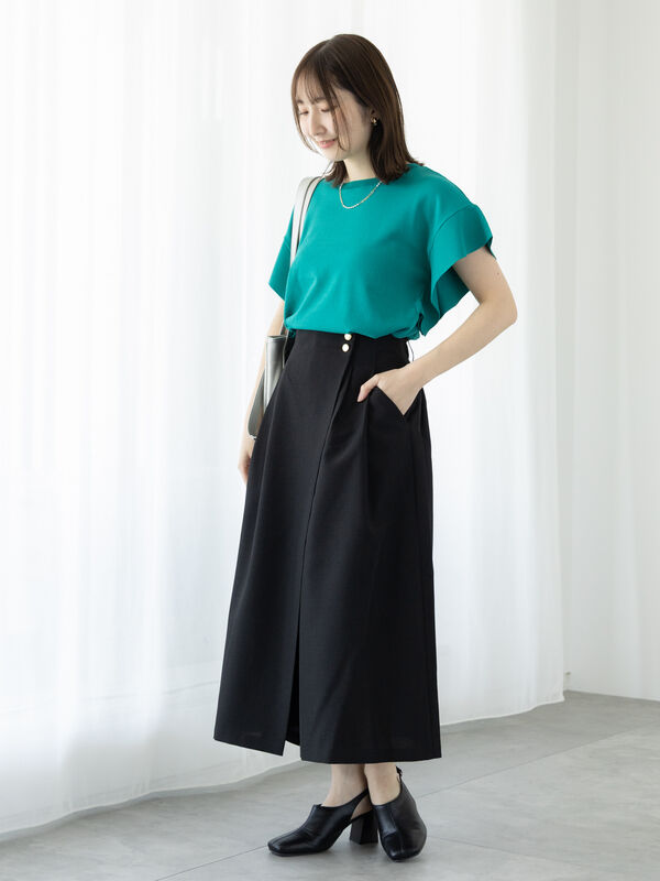 まあち セール】 麻タッチロゴアソートシアーニット（オフホワイト