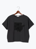 モチーフレースTシャツ（チャコールグレー）｜Te chichi TERRASSE（テチチ テラス）通販