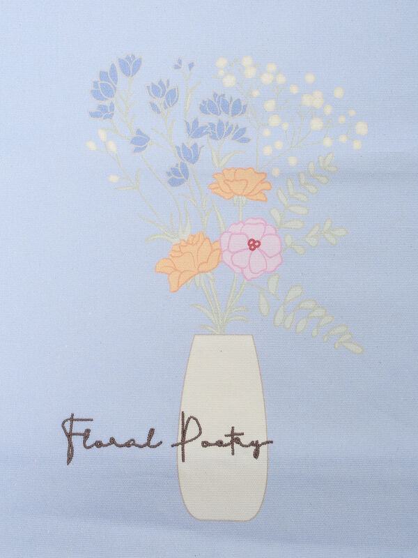 ひろりんさん専用　DESCENDANT MADRAS BUCKET セール】 【日比谷花壇コラボ】フラワープリントバッグ（オフホワイト