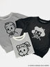 【OSAMU GOODS×Te chichi TERRASSE】柄アソート半袖ジャカードニット（オフホワイト/グレー/ネイビー）｜Te chichi TERRASSE（テチチ テラス）通販