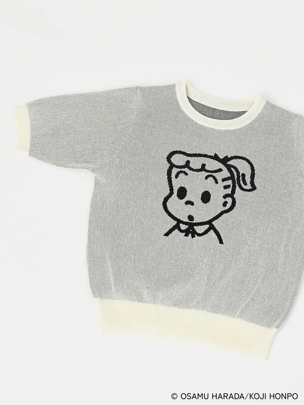【OSAMU GOODS×Te chichi TERRASSE】柄アソート半袖ジャカードニット（オフホワイト）｜Te chichi TERRASSE（テチチ テラス）通販