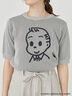 【OSAMU GOODS×Te chichi TERRASSE】柄アソート半袖ジャカードニット（オフホワイト/グレー/ネイビー）｜Te chichi TERRASSE（テチチ テラス）通販