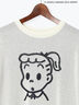 【OSAMU GOODS×Te chichi TERRASSE】柄アソート半袖ジャカードニット（オフホワイト/グレー/ネイビー）｜Te chichi TERRASSE（テチチ テラス）通販