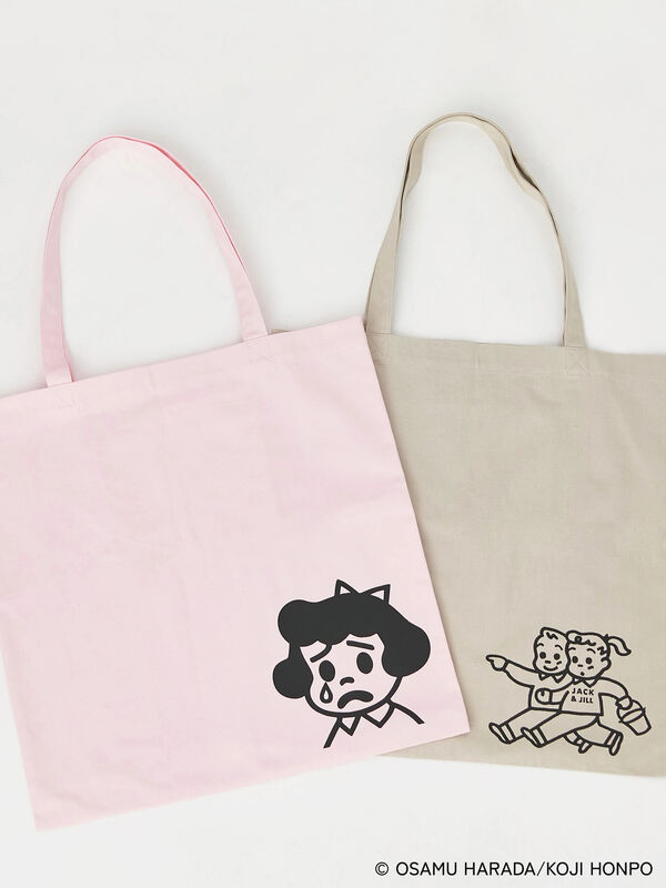 【OSAMU GOODS×Te chichi TERRASSE】柄アソートトートバッグ（ピンク/ベージュ）｜Te chichi TERRASSE（テチチ テラス）通販