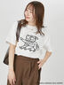 【OSAMU GOODS×Te chichi TERRASSE】フロントプリントTシャツ（オフホワイト/ブラック）｜Te chichi TERRASSE（テチチ テラス）通販