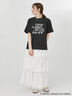 【OSAMU GOODS×Te chichi TERRASSE】フロントプリントTシャツ（オフホワイト/ブラック）｜Te chichi TERRASSE（テチチ テラス）通販