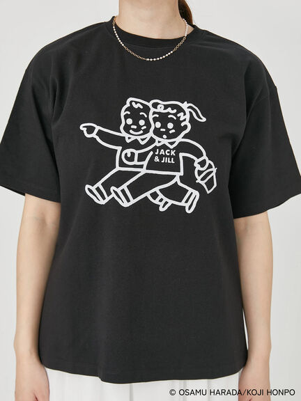 【OSAMU GOODS×Te chichi TERRASSE】フロントプリントTシャツ（オフホワイト/ブラック）｜Te chichi TERRASSE（テチチ テラス）通販
