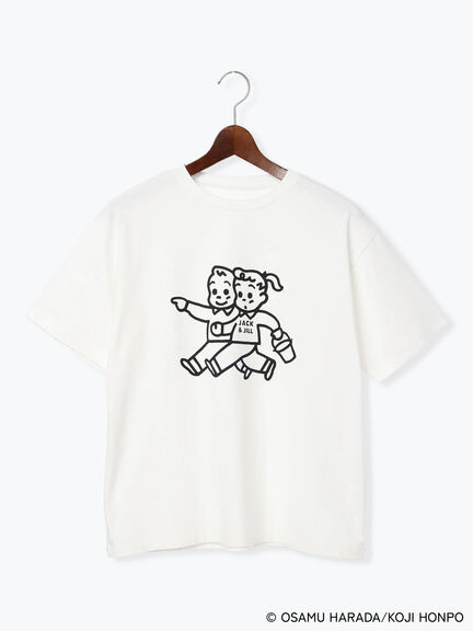 【OSAMU GOODS×Te chichi TERRASSE】フロントプリントTシャツ（オフホワイト/ブラック）｜Te chichi TERRASSE（テチチ テラス）通販