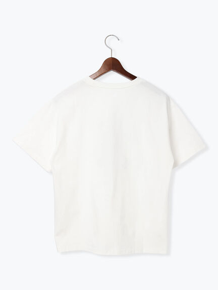 【OSAMU GOODS×Te chichi TERRASSE】フロントプリントTシャツ（オフホワイト/ブラック）｜Te chichi TERRASSE（テチチ テラス）通販
