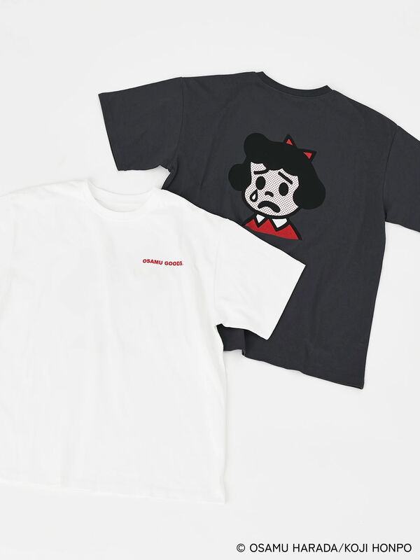 【OSAMU GOODS×Te chichi TERRASSE】バックプリントTシャツ（オフホワイト/チャコールグレー）｜Te chichi TERRASSE（テチチ テラス）通販