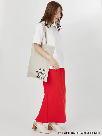 【OSAMU GOODS×Te chichi TERRASSE】バックプリントTシャツ（オフホワイト/チャコールグレー）｜Te chichi TERRASSE（テチチ テラス）通販