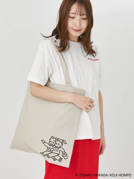 【OSAMU GOODS×Te chichi TERRASSE】バックプリントTシャツ（オフホワイト/チャコールグレー）｜Te chichi TERRASSE（テチチ テラス）通販