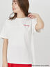 【OSAMU GOODS×Te chichi TERRASSE】バックプリントTシャツ（オフホワイト/チャコールグレー）｜Te chichi TERRASSE（テチチ テラス）通販