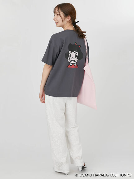 【OSAMU GOODS×Te chichi TERRASSE】バックプリントTシャツ（オフホワイト/チャコールグレー）｜Te chichi TERRASSE（テチチ テラス）通販