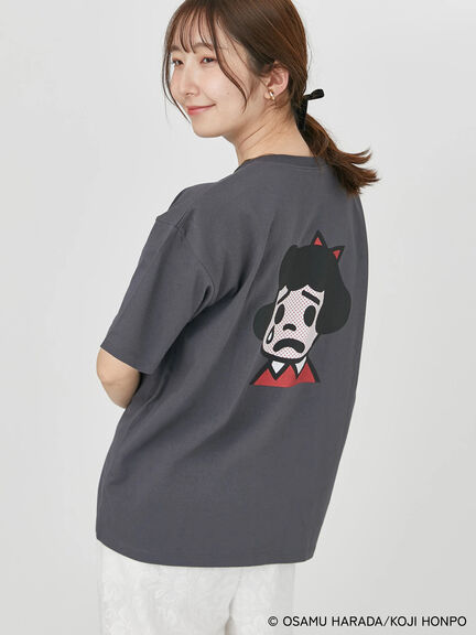 【OSAMU GOODS×Te chichi TERRASSE】バックプリントTシャツ（オフホワイト/チャコールグレー）｜Te chichi TERRASSE（テチチ テラス）通販