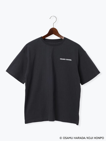 【OSAMU GOODS×Te chichi TERRASSE】バックプリントTシャツ（オフホワイト/チャコールグレー）｜Te chichi TERRASSE（テチチ テラス）通販