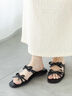 リボンフラットサンダル《2025summer catalog item》（ブラック）｜Te chichi TERRASSE（テチチ テラス）通販