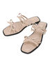 リボンフラットサンダル《2025summer catalog item》（ベージュ）｜Te chichi TERRASSE（テチチ テラス）通販