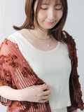 【抗菌防臭】クロップドタンクトップ《2025summer catalog item》（オフホワイト）｜Te chichi TERRASSE（テチチ テラス）通販