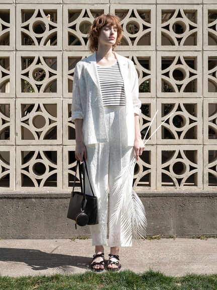 【抗菌防臭】クロップドタンクトップ《2025summer catalog item》（オフホワイト/ホワイト/ブラック）｜Te chichi TERRASSE（テチチ テラス）通販