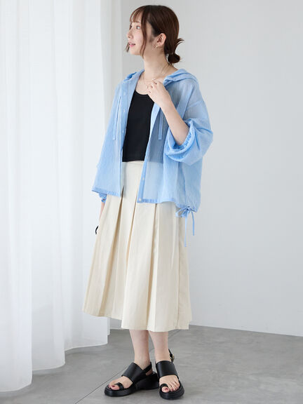 【抗菌防臭】クロップドタンクトップ《2025summer catalog item》（オフホワイト/ホワイト/ブラック）｜Te chichi TERRASSE（テチチ テラス）通販