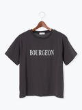 【接触冷感】フロントロゴプリントTシャツ（チャコールグレー）｜Te chichi TERRASSE（テチチ テラス）通販