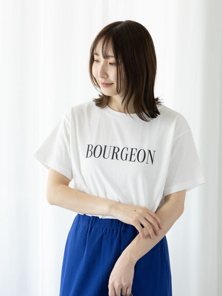 【接触冷感】フロントロゴプリントTシャツ（オフホワイト/チャコールグレー/ブラック）｜Te chichi TERRASSE（テチチ テラス）通販