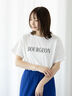 【接触冷感】フロントロゴプリントTシャツ（オフホワイト/チャコールグレー/ブラック）｜Te chichi TERRASSE（テチチ テラス）通販