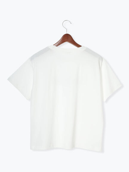 【接触冷感】フロントロゴプリントTシャツ（オフホワイト/チャコールグレー/ブラック）｜Te chichi TERRASSE（テチチ テラス）通販