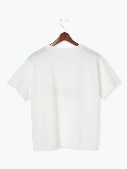 【接触冷感】箔BIGロゴTシャツ（オフホワイト/チャコールグレー/ベージュ）｜Te chichi TERRASSE（テチチ テラス）通販