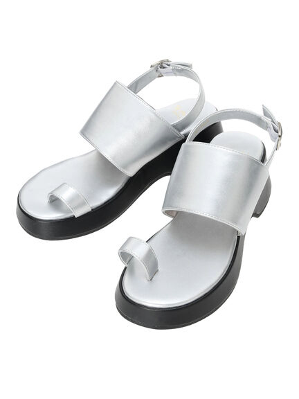 厚底ヒールストラップサンダル《2025summer catalog item》（シルバー/ブラック/ブラウン）｜Te chichi TERRASSE（テチチ テラス）通販