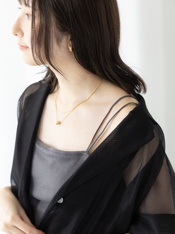 カップ付キャミソール《2025summer catalog item》（チャコールグレー）｜Te chichi TERRASSE（テチチ テラス）通販
