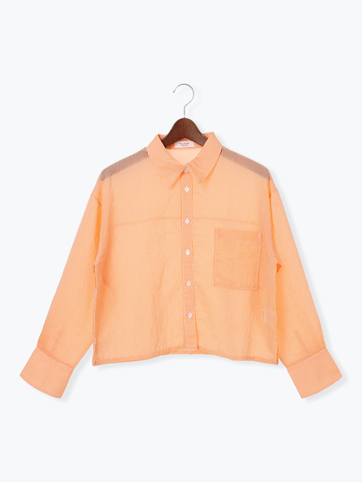 【着まわししやすい♡】HERMES★Teddy スウェットシャツ ラフィ天竺襟袖布帛切替プルオーバー レディース トップス 長袖T