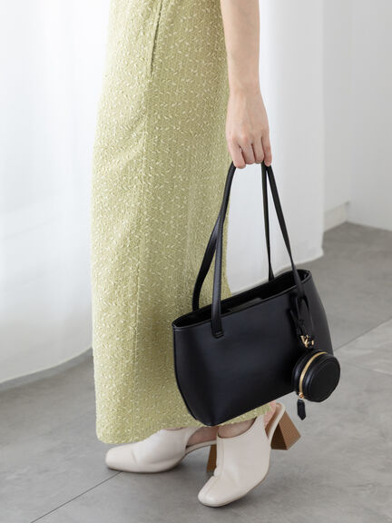ポーチ付トートバッグ《2025summer catalog item》（グレー/ブラック/ベージュ）｜Te chichi TERRASSE（テチチ テラス）通販