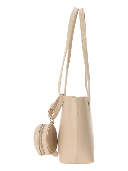 ポーチ付トートバッグ《2025summer catalog item》（グレー/ブラック/ベージュ）｜Te chichi TERRASSE（テチチ テラス）通販