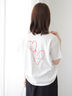【接触冷感】ハートモチーフロゴTシャツ（オフホワイト/グレー/ブラック）｜Te chichi TERRASSE（テチチ テラス）通販