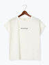 【接触冷感】筆記体ミニロゴフレンチスリーブTシャツ（オフホワイト）｜Te chichi TERRASSE（テチチ テラス）通販